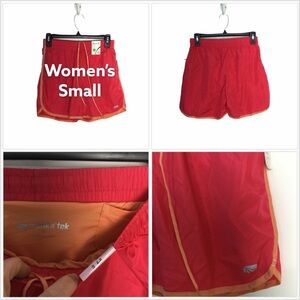 Women’s Marika Tek S Small 4 - 6 Shorts Athletic Running Red Orange Active NWT
